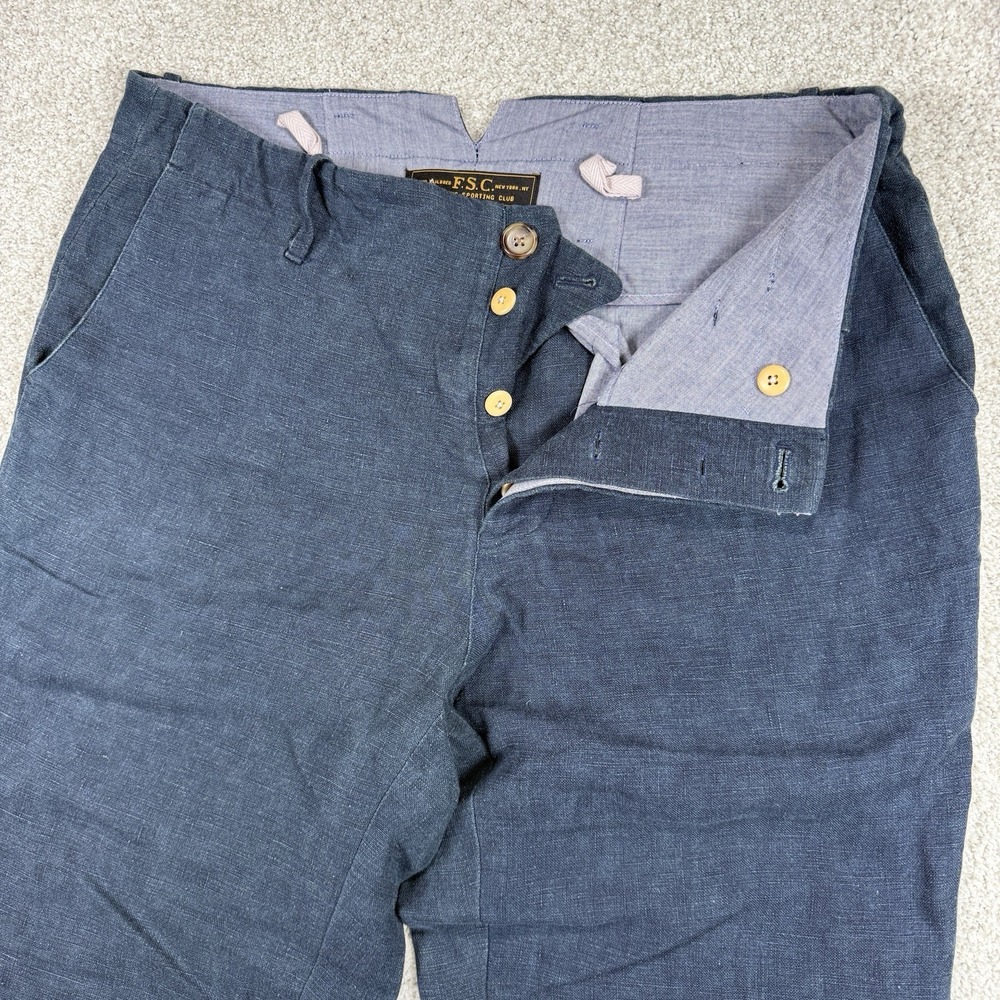 FREEMANS SPORTING CLUB Chambray Denim Slacks Pants Size 34